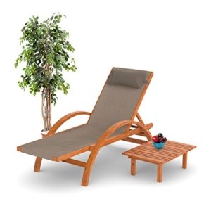 Sonnenliege Holz
